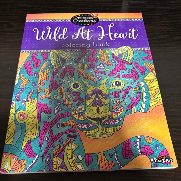 Timeless Creations " Wild at Heart" Coloring Book - Picture 1 of 1